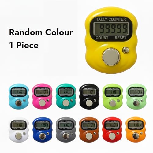 Image of 99999 5 Digit Multiuse Digital Electronic Portable Mini Hand Tally Clicker Counter Finger Ring Mantra Jaap Device Machine Cricket Umpire Counting Zikr Ziker Dhikr (001A)