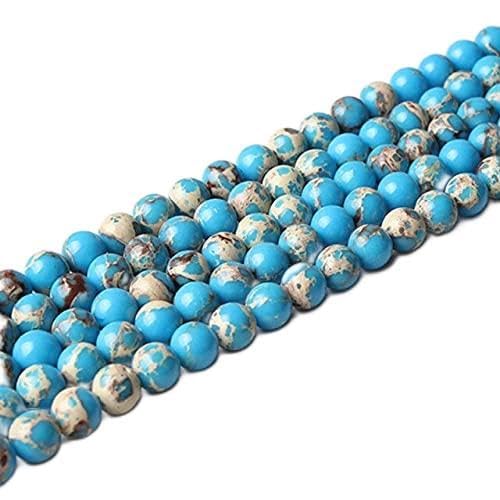Perles en vrac pierre l'empereur 10mm pour réparer ou créer un bracelet