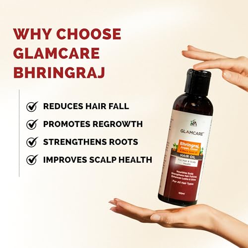 Image of Bhringraj Argan Onion & Black Seed Hair Oil for Hair Growth | Nourishes Scalp & Reduces Hair Fall | Vegan friendly | For Men & Women | 100 ml