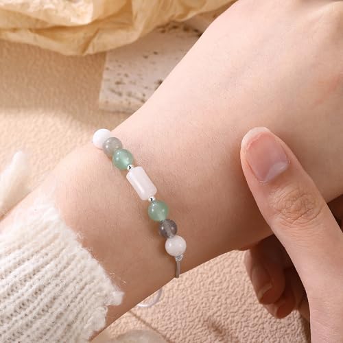 Natural Healing Crystal Bracelet for Your Next Chapter Triple Protection Evil Eye Bracelet Jewelry Gifts for Women Men Coworkers Friends Besties3