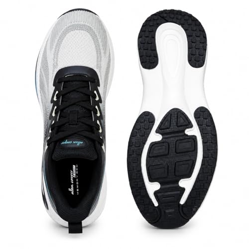 Image of Allen Cooper Men Running Shoes Lightweight Lace-Up Sports Walking Shoes with Cushioned Memory Foam