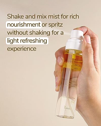 Rokkiss Skin-Balancing Oil Mist (3.4Fl Oz X 2Ea) - Soothes, Moisturizes & Balances Skin. Sea Buckthorn, Hyaluronic Acid. #TOP5