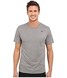 Nike Men's Legend 2.0 Short Sleeve Tee, Carbon Heather/Black/Black, Medium