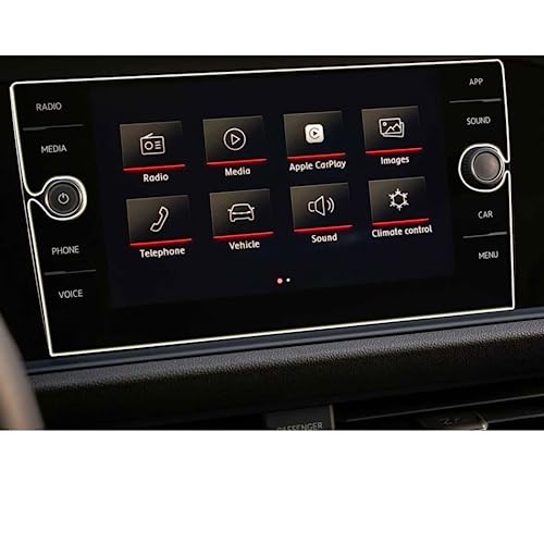 Film protecteur navigation en verre trempé ultra transparent pour VW Jetta MK7 8"