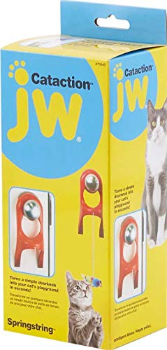 JW P471045, Brinquedo Porta Springstring Para Gatos, Vermelho