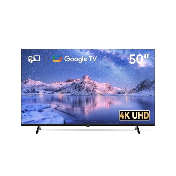 FPD 50 Inch Smart TV, 4K LED Google TV with Google Play Built-in Google Cast, HDR 10, MEMC, Voice Remote, Dolby Audio, UHD Stream Live Television (CG50-C3,2024)