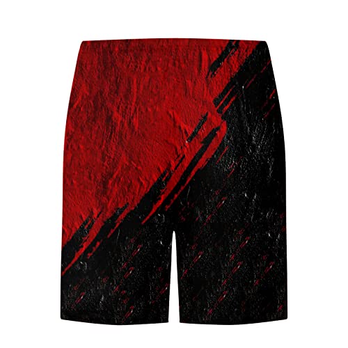 Muscularfit Men's Swim Trunks Summer Elastic Waist Beach Short Bathing Suits Pockets Boho Print Swimming Trunks 5" Inseam3