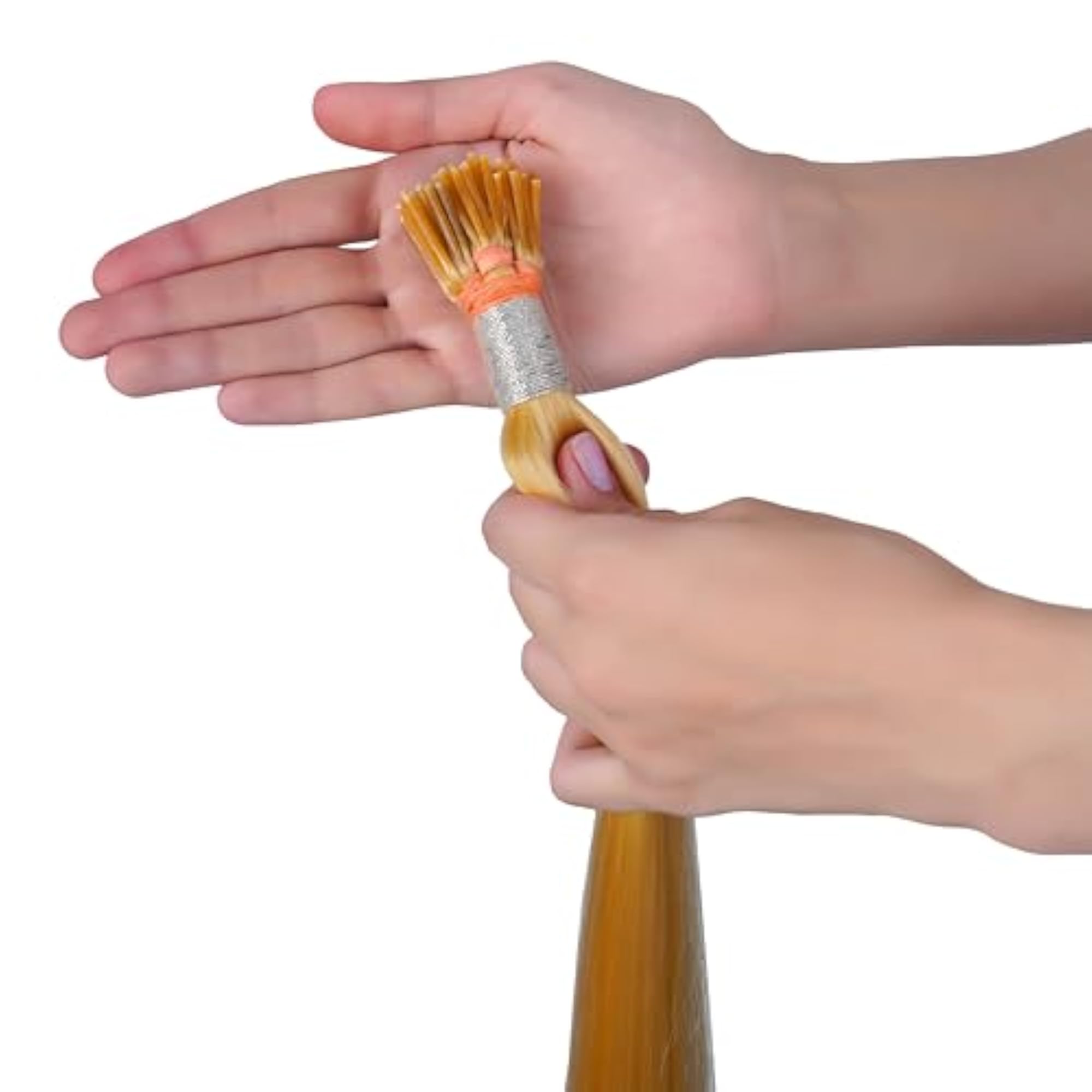 Premium Blond I-Tip Extensions, Heat Resistant