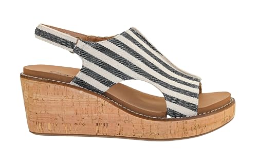 Image of Corkys Footwear Womens Carley Wedges, Featuring Corkys EVA Foam Cushioned Insoles, A 2.5 Inch Heel, Lightweight For All Day Wear, And Hook And Loop Closure