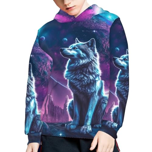 Funny Print Hoodies for Boys & Girls Soft Comfy Personalized Hooded Sweatshirts with Pockets3