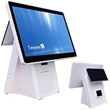 Qiang Caisse Enregistreuse Intelligente Tout en Un,POS Cash Register,éCran Tactile 15,6