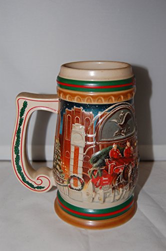 1997 Budweiser Holiday Stein Home for the Holidays