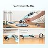 Resiners Heat Gun for Resin, 350W Fast Heating Dual Temp Heat Gun (482°F~662°F) with 3 Nozzles & 3 Silicone Covers, 4.9Ft Long Heat Gun for Bubble Remove,Vinyl Shrink Wrap,Candle Making,Epoxy Resin #4