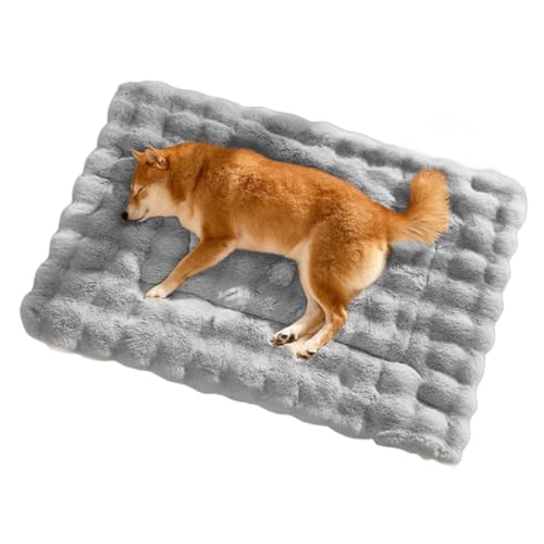 Mtbricey Plush Warming Pet Pad 40 x 60 cm Grey