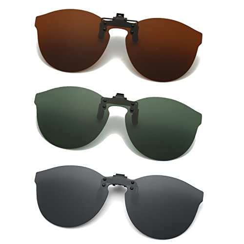 Clip lunettes de soleil polarisées Long Keeper 3 paires hommes femmes