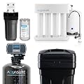 Aquasure Whole House Water Filtration Bundle w/Water Softener, 75 GPD RO System & Dual Purpose Sediment/GAC Pre-Filter (72,000 Grains)