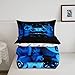 Feelyou Gamer Comforter Set Twin Size Boys Gaming Bedding for Kids Teens 2 Pcs