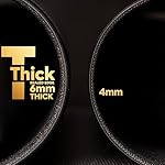 63"x30" Walking Pad Mat for Carpet Floors,Under Bike Treadmill Mat for Hardwood Floor Protection,0.24" Thick Exercise Equipment Matt Compatible with Peloton Matt Stationary Exercise Bike Trainer Pad - Image 3