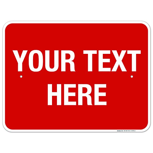 Personalized Custom Red Background Customize for Office, Business, Workplace, Home,