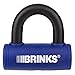 BRINKS - 3 7/8” Mini U-Bar Lock - Weather Resistant and Pick Resistant Bike Lock, Blue
