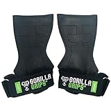 GORILLA SQUAD(ゴリラスクワッド) ゴリラグリップス パワーグリップ Ver.2.7 高強度滑り止めラバー 男女兼用 握力補助 GORILLA GRIPS グリーン S