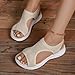 Imagen de riou Sandalias Deportivas ortopédicas para Mujer Moda Zapatos con Punta Abierta Cuña Lavable de Verano Sandalia para Caminar