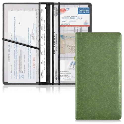 Organizador para carro Slim de cuero miniatura 1