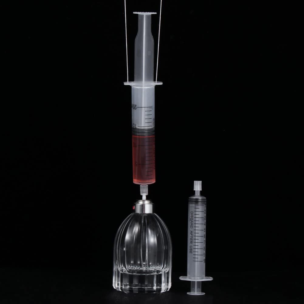 5 ml/10 ml/20 ml strzykawka plastikowy dozownik perfum narzędzia wkład kosmetyczny do wielokrotnego napełniania butelki ilościowe dozowanie