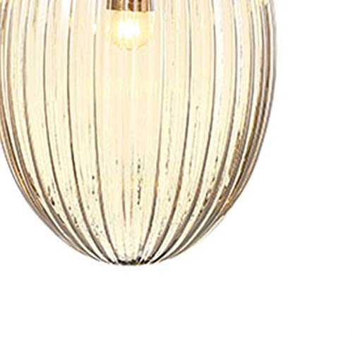 Pendente Vidro Metal 1xe27 30x62.3cm New Line, 40w 110v