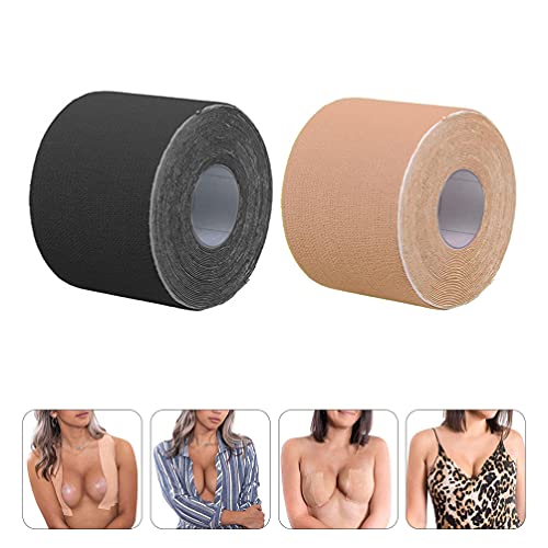 DOITOOL 2Pcs Fita Elevador Do Peito Sutiã Adesivo Reutilizável Tampa Do Bocal para O Elevador Do Pei