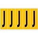 Brady 1560-J, 97109 15 Series Indoor/Outdoor Number and Letter, (Pack of 20 Cards)