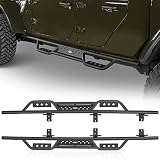V8 GOD Gladiator Rock Slider Running Board Textured Black for Jeep Gladiator JT 2020-2023 Side Step