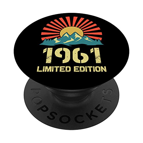 Born In 1961 Edición Limitada 1961 Cumpleaños Popsockets 1961 PopSockets PopGrip Intercambiable