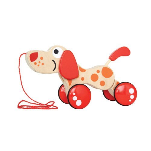 Chien en bois Hape Down Dog jouet d'éveil et de yoga pour enfant