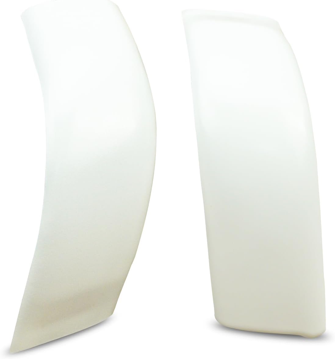 2Pcs Roof Corner Cab Covers Molding Trim Upgraded Sealed Fit for Ford F-250 F-350 F-450 F-550 Super Duty 1999 2000 2001 2002 2003 2004 2005 2006 2007, Left Driver and Right Passenger Side, White