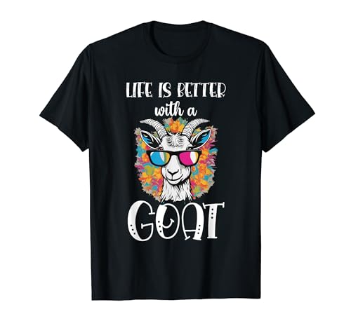 Goat Farmer Life Funny Goats Animal Blagues Animal Love T-Shirt