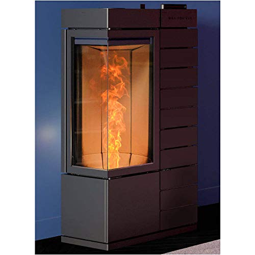Preisvergleich Produktbild AUSTROFLAMM Pelletofen Izzy mit Keramikmantel Keramik Anthrazit Links