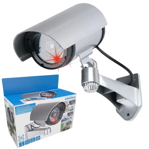 Fake-Kamera mit LED-Kugel Grundig fausse camera surveillance exterieur dome