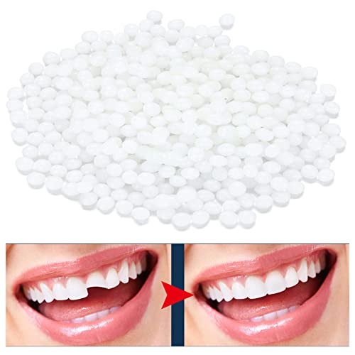 100 G Temporary Tooth Repair Kit, Moldable Thermal Fitting Beads For Filling Fix Missing And Broken Teeth Or Adhesive Denture Fake Teeth #TOP1