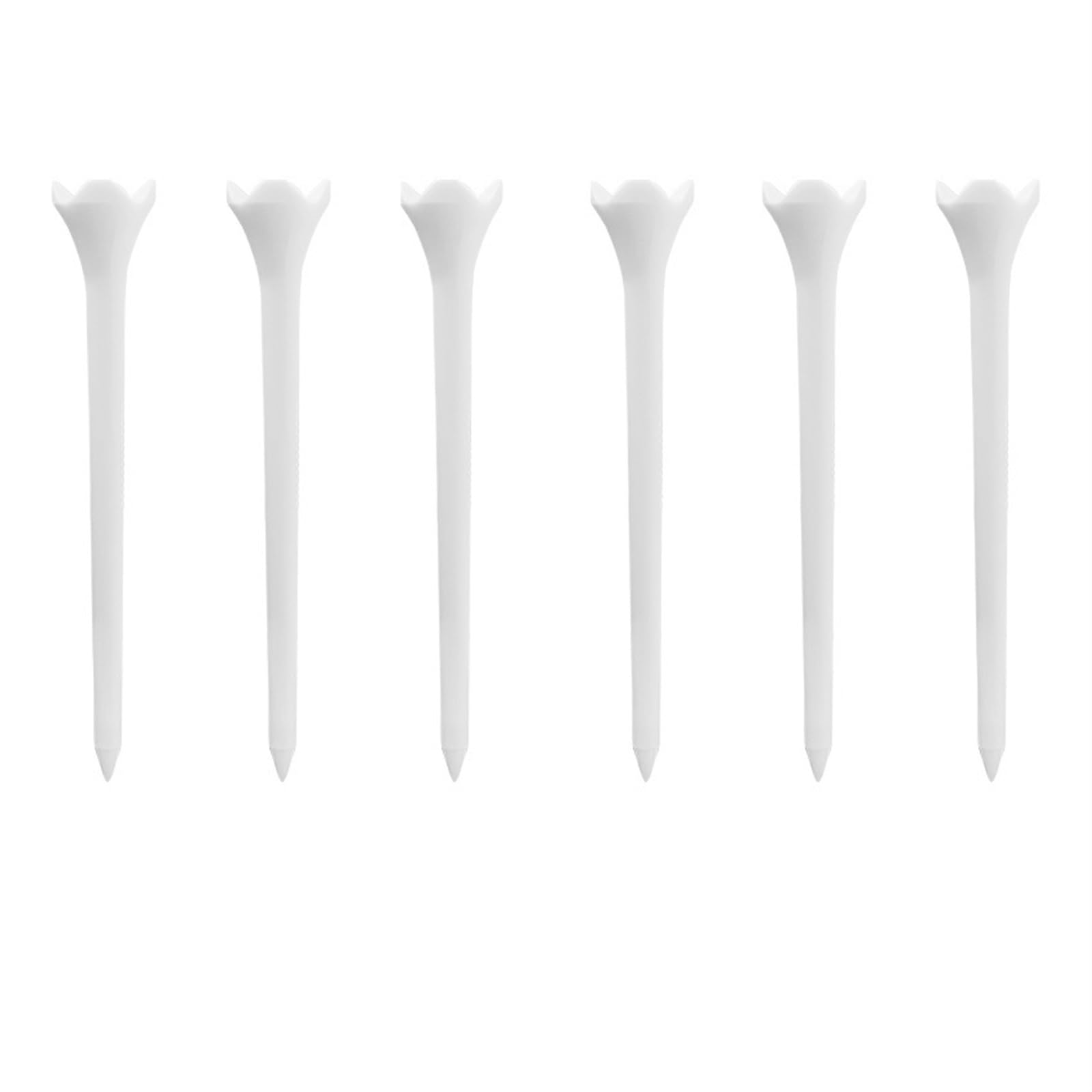 Golf Tees Sistema de Tees de Golf de 30 Piezas Tees de Golf de plástico Que maximizan el Rendimiento Desde el tee Accesorios de Golf for golfistas para CéSped Exterior