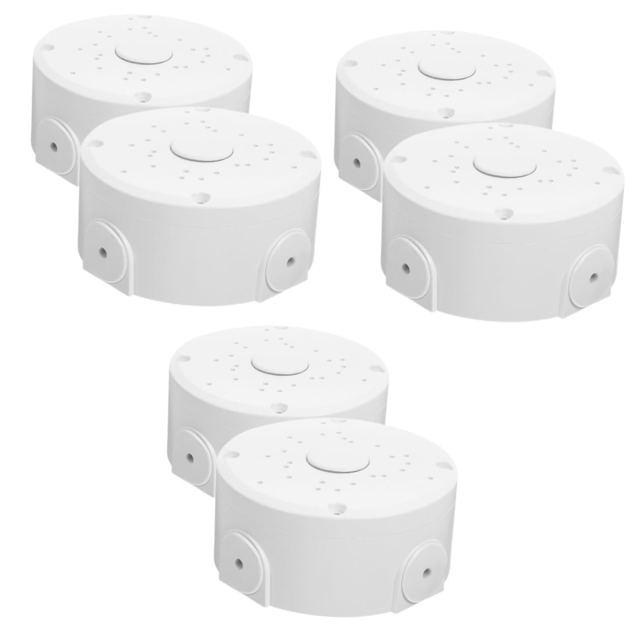 NUOBESTY 3 Set Scatola Sicurezza Per Telecamera Custodia Per Elettrici Da Montare Protezione Per Esterne E Estensione 2 Pezzi * 3