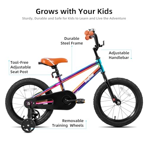 Image of JOYSTAR Kids Bike for Ages 2-12 Years Old Boys Girls, 12-20 Inch BMX Style Kid's Bikes with Training Wheels, Children Bicycle for Kids and Toddler, Multiple Colors