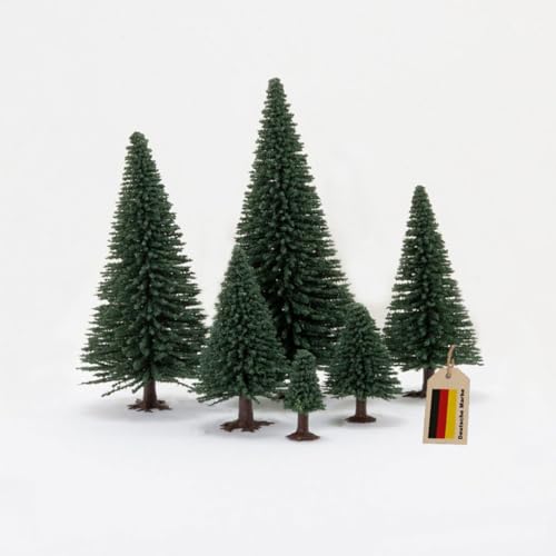 Lavorazione dettagliata: siringhe in plastica di alta qualità con floccatura fine per un paesaggio vivace.