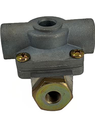 Image of TORQUE 2 Pack QR-1C Quick Release Valve for Heavy Duty Air Brake Systems, Replaces Bendix 289714 289714N, Haldex 289714X KN32041, Velvac 034012 34012, Mack 25175160