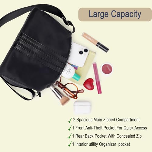 Image of Sling Bags For Women - Trendy Small Handbag, Stylish Cross body Purse For Girls & Ladies, Korean Branded Side Bag, Spacious Shoulder Bag, Broad Strap, Travel & Teen Design, Original Purses