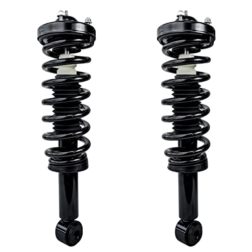 Image of Detroit Axle - 2WD 10pc Front Suspension Kit for 09-13 Ford F-150, Struts & Coil Spring Tie Rods Sway Bars Boots 2009 2010 2011 2012 2013 Replacement Quick Install Ready Struts Shocks Assembly