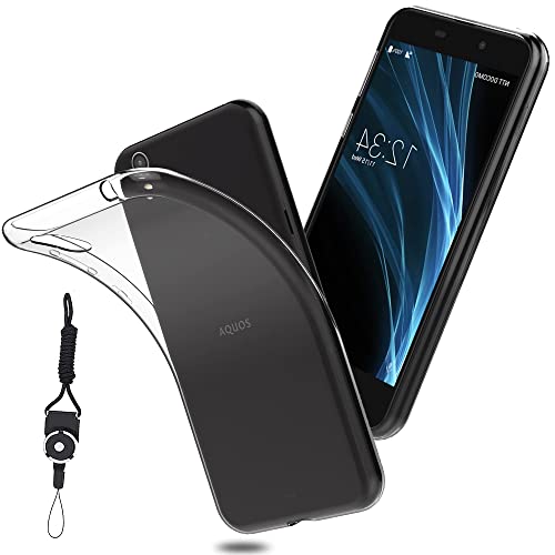 AQUOS sense basic 702sh / sense SHV40 / sense lite SH-M05 / Android One S3 / 用の ケース クリアsense basic カバー TPU 薄型 耐衝撃 落下防止/指紋防止/黄変防止/柔軟/汚れ防止/衝撃吸収 ワイヤレス充電対応 保護カバー sense basic