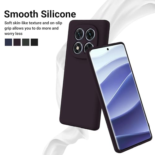 Image of FIRST MART Matte Silicone Back Cover for Redmi Note 15 Pro - Purple