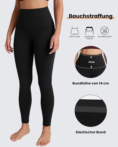 QUEENIEKE Women's High Waisted Yoga Pants 27" - Tummy Control Workout Leggings for Running Gym Training - Image 4