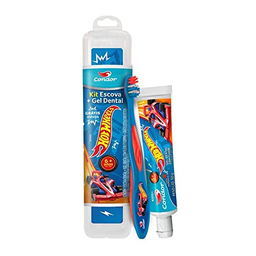 Kit Escova de Dente Junior + Gel Kids + Necessaire Barbier, Condor